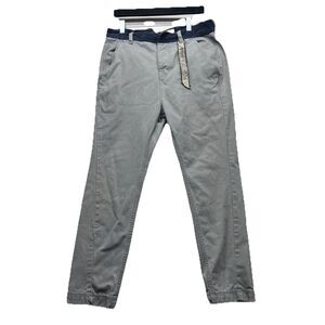 Koto Pants Mens 30 Gray Slash Pockets Corduroy Waist Pockets